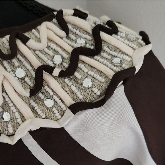 Tory Burch Brown Floral Dress - Picture 5 of 9